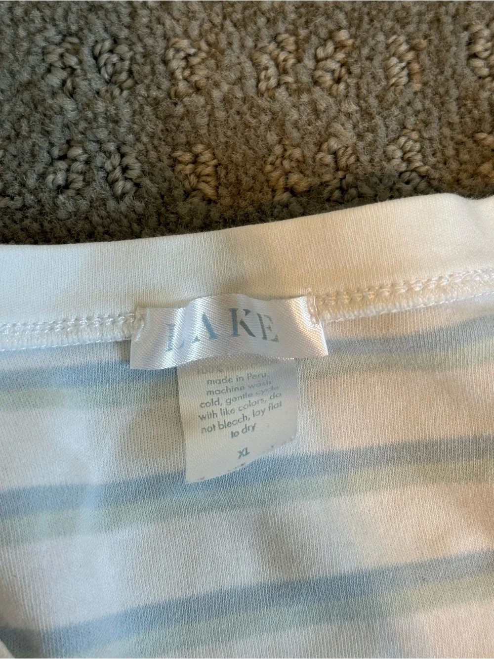 Light Blue & White Striped Sleeveless Pajama Tank and Shorts Set